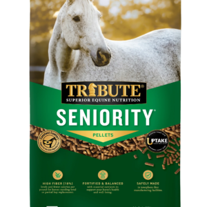 Tribute Equine Nutrition Seniority Pellet Horse Feed, 50-lb bag